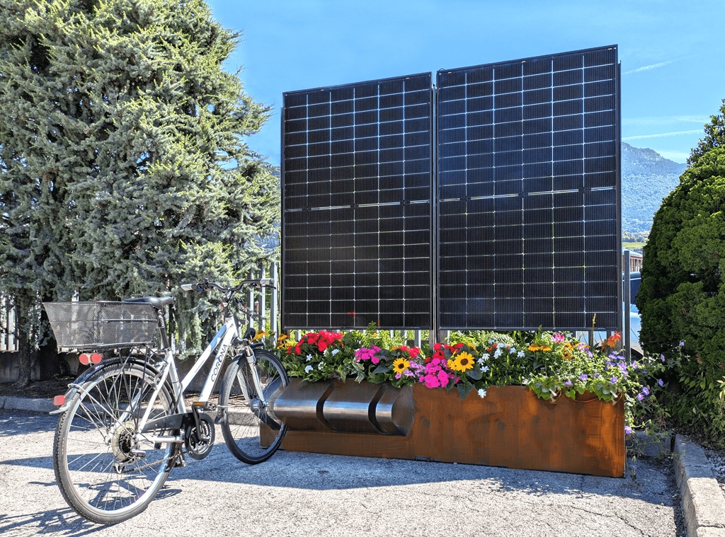 fioriera fotovoltaica